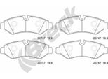 Breck 20747 00 703 00 Set Di Pastiglie Freno, Freno A Disco Oe 9074208600 Compatibile Con Esprinter, Sprinter