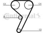 Continental Ctam CT881K1 Kit Cinghia Dentata Oe Compatibile Con Fiesta