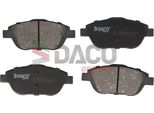 Daco Germany 320611 Set Di Pastiglie Freno, Freno A Disco Oe 1607083180 Compatibile Con C3, C4, DS3, 2008