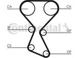 Continental Ctam CT1027K1 Set Cinghia Dentata Oe Compatibile Con Magentis, Sonata, Santa Fe