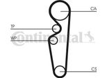 Continental Ctam CT729K1 Kit Cinghia Dentata Oe Compatibile Con Escort