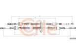 Cofle 12.7272 Cavo, Cambio Manuale Oe 43340398 Compatibile Con 500