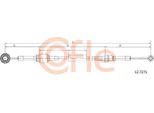 Cofle 12.7271 Cavo, Cambio Manuale Oe 55186858 Compatibile Con Punto