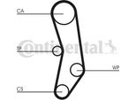 Continental Ctam CT515 Cinghia Dentata Oe 054109119E Compatibile Con A6 4A