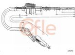 Cofle 1282P2 Cavo, Comando Frizione Oe 7738397 Compatibile Con Punto