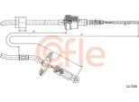 Cofle 12.7205 Cavo, Comando Frizione Oe 46781018 Compatibile Con Strada, Palio