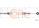 Cofle 12.7252 Cavo, Cambio Manuale Oe 55186860 Compatibile Con Punto