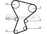 Continental Ctam CT545 Cinghia Dentata Oe MD071052 Compatibile Con Space Wagon