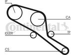 Continental Ctam CT550K1 Kit Cinghia Dentata Oe Compatibile Con Defender