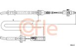 Cofle 462.6 Cavo, Comando Frizione Oe 46797579 Compatibile Con Brava, Bravo, Marea