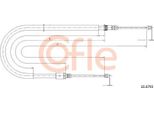 Cofle 10.6793 Cavo Freno A Mano Oe 365300001N Compatibile Con Laguna