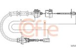 Cofle 1172.5 Cavo, Comando Frizione Oe 1322174080 Compatibile Con Ducato