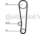 Continental Ctam CT715 Cinghia Dentata Oe 2431224000 Compatibile Con S Coupe, Pony, Lantra