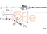 Cofle 12.7200 Cavo, Comando Frizione Oe 46781011 Compatibile Con Strada, Palio