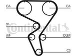 Continental Ctam CT724 Cinghia Dentata Oe 636367 Compatibile Con Astra F, Calibra A, Vectra