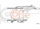 Cofle 11.3013 Cavo, Comando Frizione Oe 21500000000 Compatibile Con 106