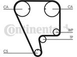 Continental Ctam CT794K1 Kit Cinghia Dentata Oe Compatibile Con Crx, Civic