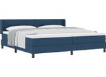 Syfax™ Letto A Molle Con Materasso Blu 200 X 200 Cm Poliestere