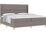 Syfax™ Letto A Molle Con Materasso Talpa 200 X 200 Cm Tessuto