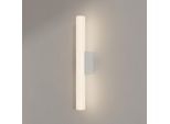 Moderna Lampada Da Parete Bianca, Tubo In Vetro Con Linee, 61 Cm IP44, Led A Colori Variabili, 12W Linea Light Prestige