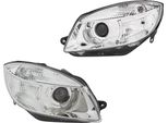 Set Di Fari Principali 12 V H7 W5W PY21W Alogeni Ff Hella Per Skoda Fabia E Altri Modelli