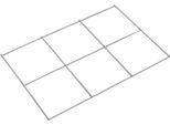 Vogel&Noot Floortec Griglia Ol, 10X10 Cm Griglia, Lucida, 2100X1200 Mm