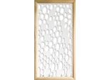 Alveare - Moduli Decorativi In Legno E Pvc 47X94 Cm Bianco