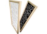 Blow - Moduli Decorativi In Legno E Pvc 73X148 Cm Nero