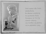 Foto Ricordo Della Prima Comunione, Argento, Con Incisione Per Un Bambino | Dimensioni: 18X13 Cm | Colore: Bianco | Codice Articolo: VL820/4BI/S