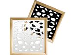 Anchorage - Moduli Decorativi In Legno E Pvc 73X73 Cm Nero