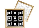4SIDES - Moduli Decorativi In Legno E Pvc 73X73 Cm Nero