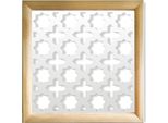 Cross - Moduli Decorativi In Legno E Pvc 48X48 Cm Bianco