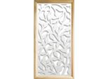 Cespuglio - Moduli Decorativi In Legno E Pvc 47X94 Cm Bianco