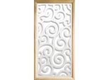 Ghirigori - Moduli Decorativi In Legno E Pvc 73X148 Cm Bianco