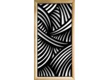 Fasce - Moduli Decorativi In Legno E Pvc 73X148 Cm Nero
