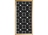 Bellator - Moduli Decorativi In Legno E Pvc 47X94 Cm Nero