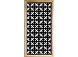 Crusades - Moduli Decorativi In Legno E Pvc 73X148 Cm Nero
