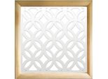 Eclectic - Moduli Decorativi In Legno E Pvc 48X48 Cm Bianco