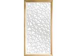 Atom - Moduli Decorativi In Legno E Pvc 73X148 Cm Bianco