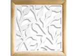 Cespuglio - Moduli Decorativi In Legno E Pvc 98X98 Cm Bianco
