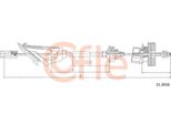 Cofle 11.3016 Cavo, Comando Frizione Oe 2150L8 Compatibile Con 306, 106, Saxo