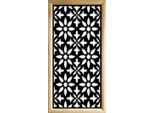 Lancers - Moduli Decorativi In Legno E Pvc 73X148 Cm Nero