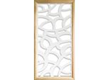 Roots - Moduli Decorativi In Legno E Pvc 73X148 Cm Bianco