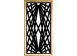 Laser - Moduli Decorativi In Legno E Pvc 47X94 Cm Nero