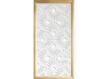 Eventails - Moduli Decorativi In Legno E Pvc 47X94 Cm Bianco