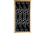 Spring - Moduli Decorativi In Legno E Pvc 73X148 Cm Nero