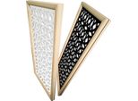 Plenitude - Moduli Decorativi In Legno E Pvc 47X94 Cm Bianco