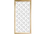 Eclectic - Moduli Decorativi In Legno E Pvc 47X94 Cm Bianco