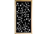 Nanotech - Moduli Decorativi In Legno E Pvc 73X148 Cm Nero