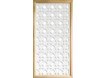 Darkside - Moduli Decorativi In Legno E Pvc 47X94 Cm Bianco